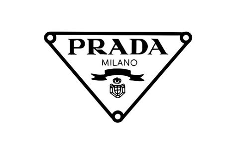 metal prada logo|Prada logo examples.